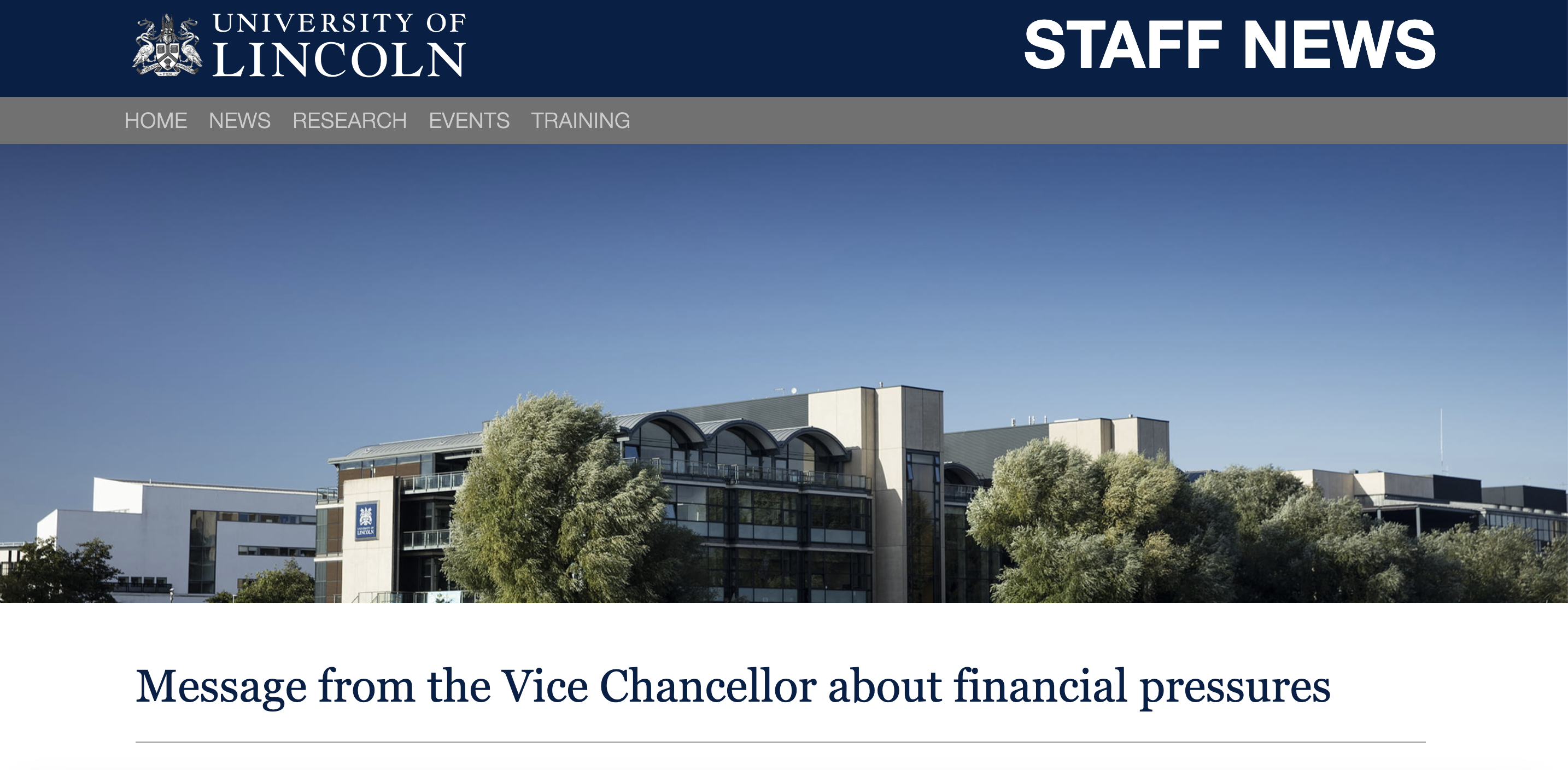 How the University of Lincoln could Navigate Financial Challenges